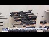 WA teen accused of school shooting threats due in court