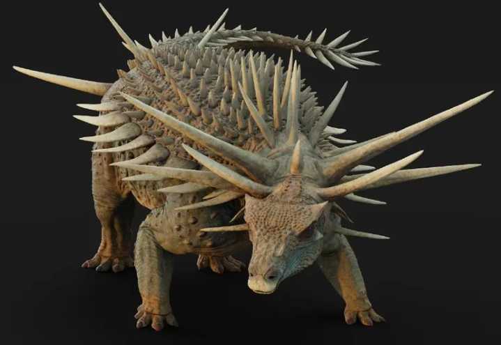 Científicos revelan al Spicomellus, un dinosaurio cubierto de púas