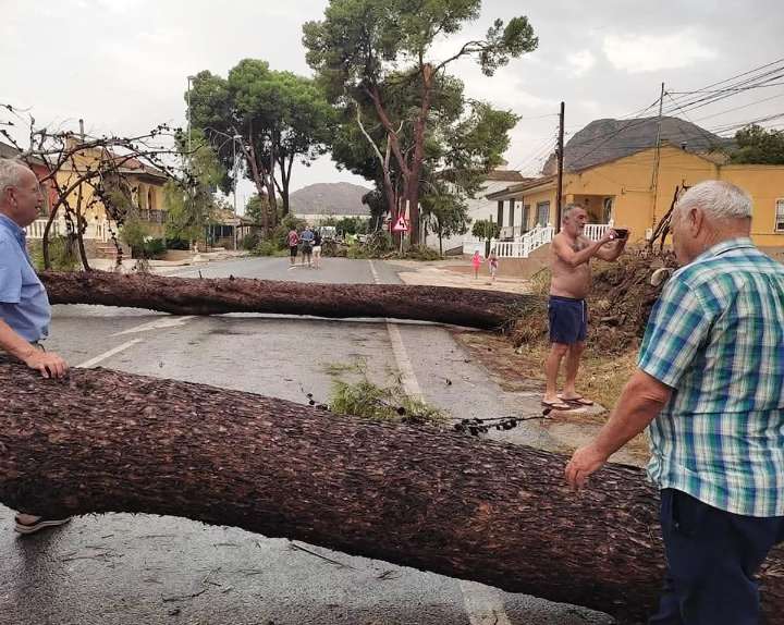 Baleares, Murcia y Comunidad Valenciana en alerta naranja por lluvia de 50 litros por hora