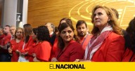 Así protestan un grupo de eurodiputados por la guerra en Gaza durante el discurso de Von der Leyen