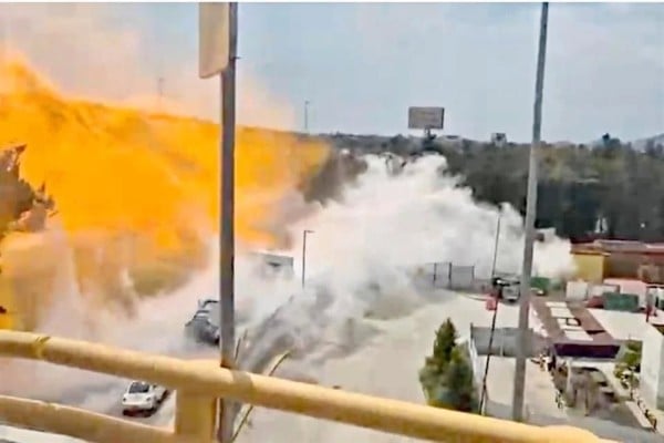 Alcanzó el gas de pipa 180 metros tras 30 segundos