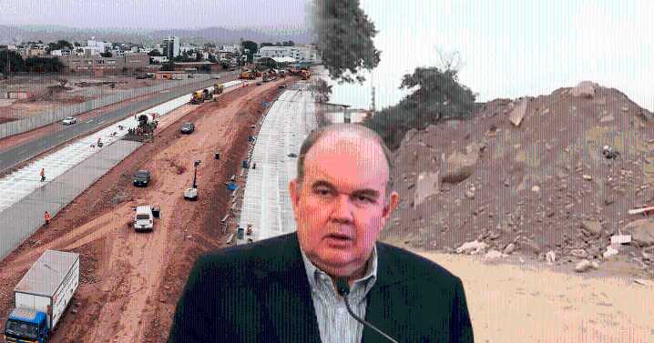RLA inaugura tramos de la Vía Expresa Sur, pese a que la obra no está terminada