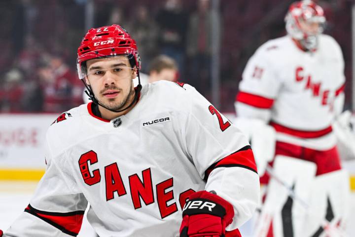 Hurricanes Trialing Logan Stankoven As Second
