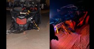 Accidente en el desierto de Altar deja solo daños materiales