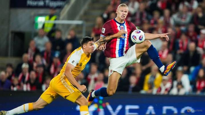 Haaland hits five as Norway thrash Moldova 11-1 in World Cup qualifier