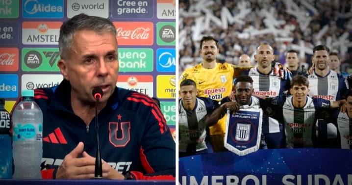 DT de U de Chile destacó a dos jugadores de Alianza Lima tras empate por Copa: "Principal arma"