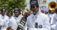 Young Men Olympian Jr. march in Central City