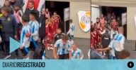 La pelea de Messi con Tomás Rincón en el túnel del Monumental que no se vio