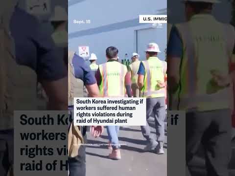 South Korea investigating worker treatment during raid