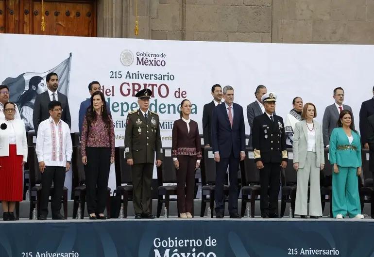 Soberanía, libertad e independencia permanecen en México destaca Sheinbaum en desfile militar