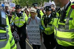 UK police arrest 150 people in latest Palestine Action demo