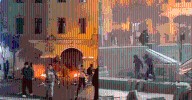 Marcha de transportistas y 'Generación Z': Manifestantes logran ingresar a Plaza San Mrtín y generan caos y destrozos