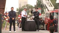 Mayor Bass, police and fire chiefs honor 9/11 victims at remembrance ceremony in Elysian Park