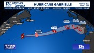 Major Hurricane Gabrielle intensifies near Bermuda