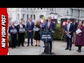 ‘SHAME!’: Republicans Heckled During Trump Dc Takeover Press Conference