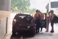 Choque múltiple en el túnel Los Ocumitos, sentido hacia Caracas, dejó varios heridos