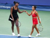 Williams will keep playing after US Open doubles exit