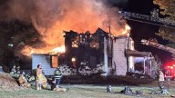 Flames destroy home in Greenfield Township