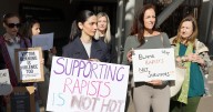 Rape and abuse survivors clash with mens' rights groups in Edinburgh