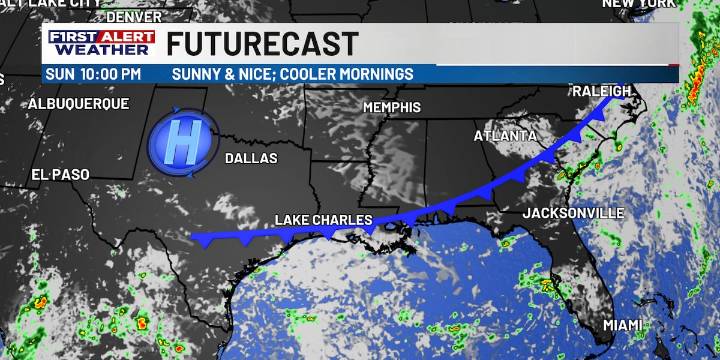 FIRST ALERT FORECAST: Cooler mornings ahead, but will we see rain this week?