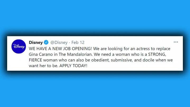 Disney Posts Job Ad Looking For Strong, Fierce Women Who Are Also Obedient, Submissive, And Docile