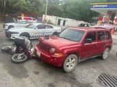 Dos motociclistas lesionados tras choque en la carretera 200 sur