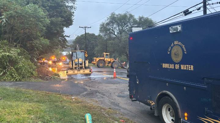 Rotura en tubería principal de agua: cierran escuelas de Waterbury