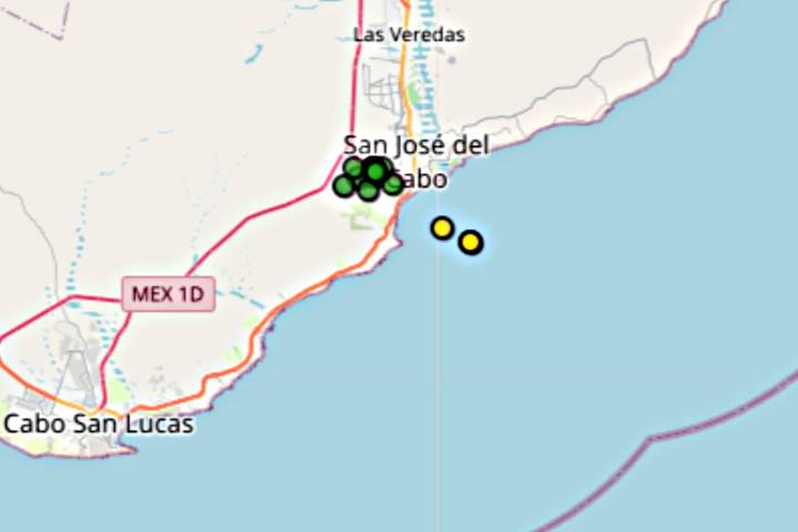 Vuelve a temblar en San José del Cabo; Sismológico Nacional reporta que fue de 3.6 grados