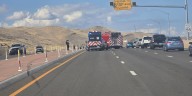 Pyramid Highway wreck halts northbound traffic