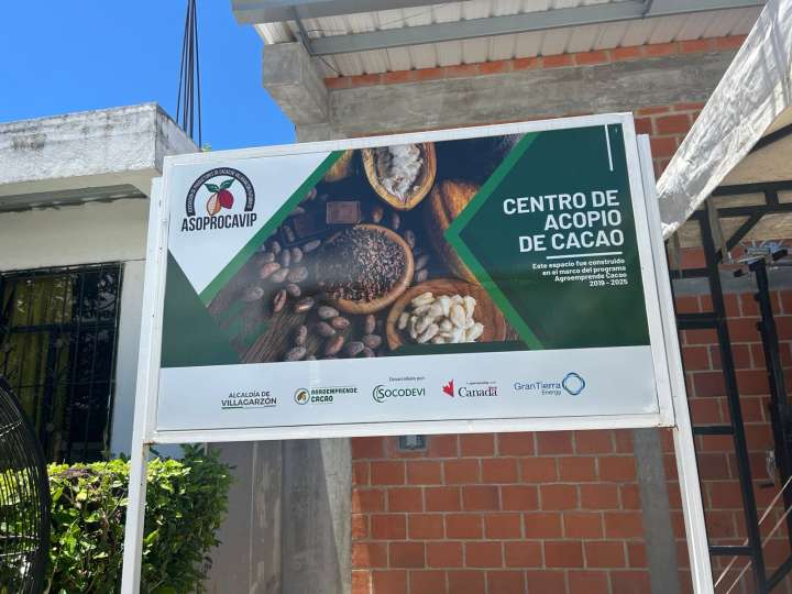 Gran Tierra Energy, el Gobierno de Canadá y SOCODEVI inauguran un Nuevo Centro de Recolección de Cacao en Villagarzón