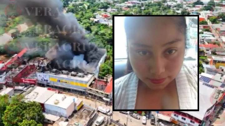 Karina, primera víctima de incendio en Coppel de Las Choapas; murió tras proteger a su hijo de 2 años