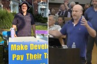 NJ town hall menace breakdances, complains about taxes