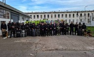 La Unidad 9 de La Plata realizó un simulacro de incendio junto a Bomberos de Villa Elvira