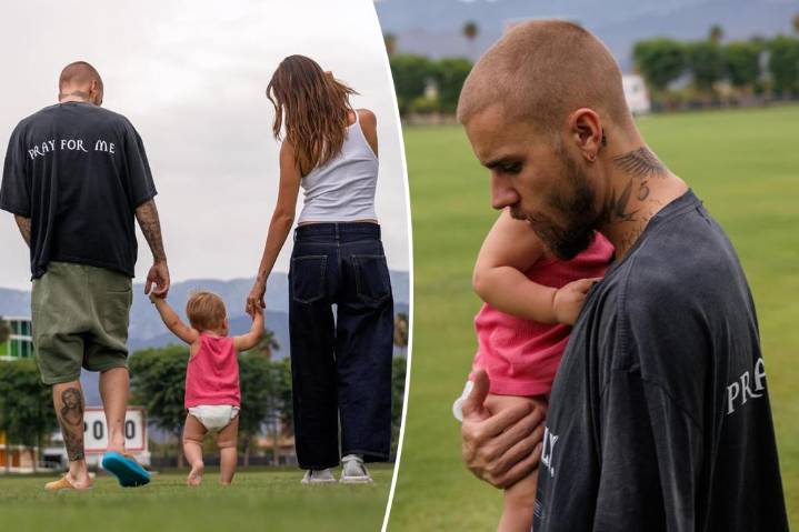 Justin Bieber takes son Jack Blues to Coachella Valley ahead of his return to festival
