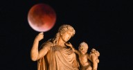 Blood moon rises during total lunar eclipse. See the photos.