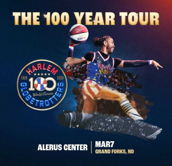 Harlem Globetrotters to bring 100 Year Tour to Alerus Center in Grand Forks next year