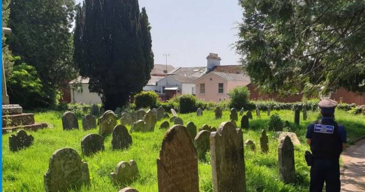 Person caught doing a poo in Paignton graveyard as police crackdown on anti