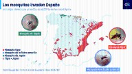 Los mosquitos están ya en el 22% de los municipios españoles