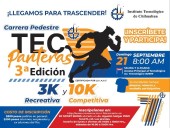 Invitan a la tercera edición de la carrera pedestre Tec Panteras