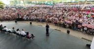 Sheinbaum reúne a más de 132 mil personas en primera parte de gira de rendición de cuentas
