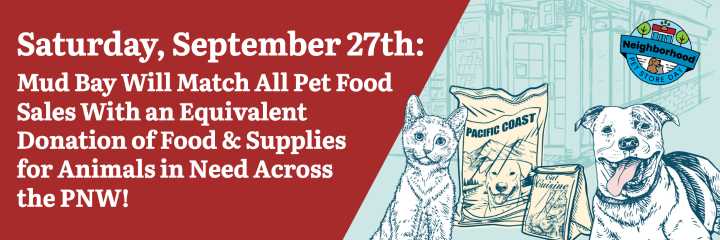 Mud Bay to match all Customers’ pet food purchases on Neighborhood Pet Store Day
