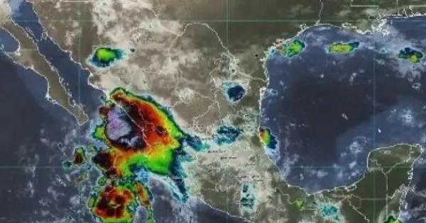 Depresión tropical Doce-E se aproxima al Pacífico
