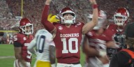 No. 18 Oklahoma leads No. 15 Michigan 21-7 in the third quarter