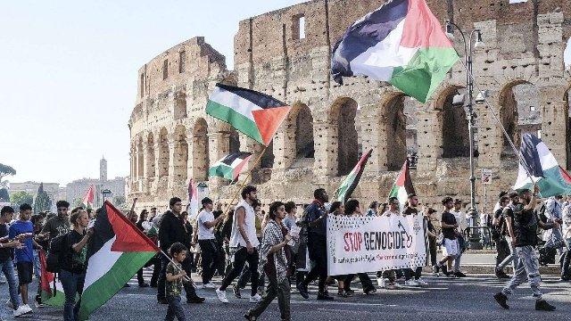 Huelga general en Italia por negativa del gobierno a reconocer a Palestina