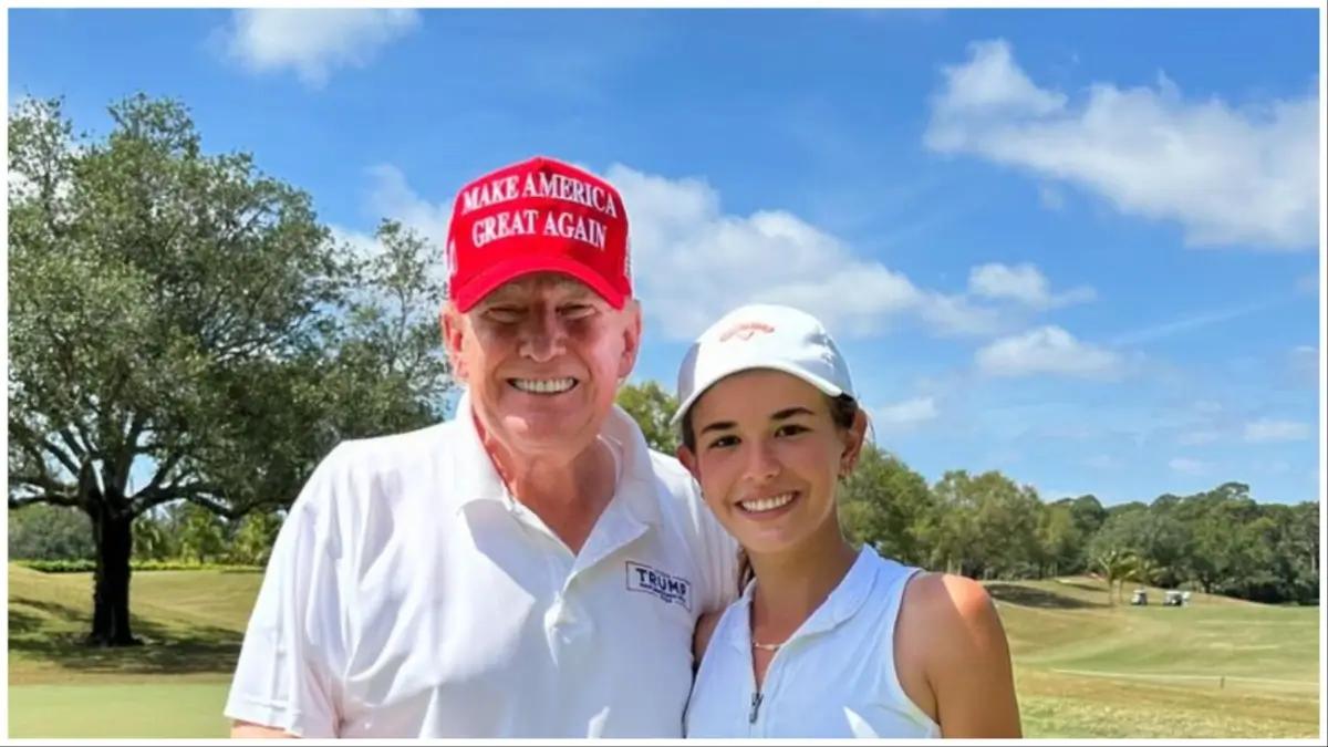 ‘Was He Hiding His Cankles?’: Donald Trump’s Casual Wear During Outing with Granddaughter Kai Has People Asking All the Right Questions