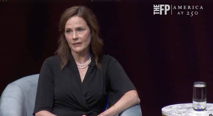 Amy Coney Barrett Claims Trump’s Judiciary ‘Conflicts’ Aren’t New
