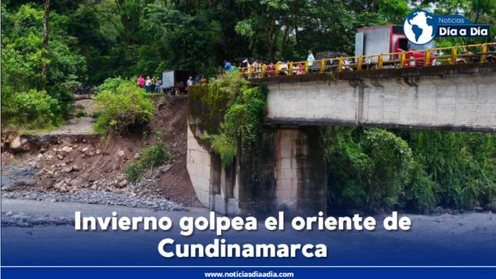 Fuertes lluvias mantienen bajo amenaza el oriente de Cundinamarca