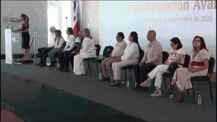 Las 2 gobernamos Chihuahua; Sheinbaum en Juárez al presentar a la gobernadora Maru Campos