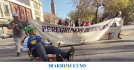 El sanjuanino que desafió su discapacidad por fe: participa de la peregrinación a Ceferino Namuncurá, pedaleando su triciclo adaptado