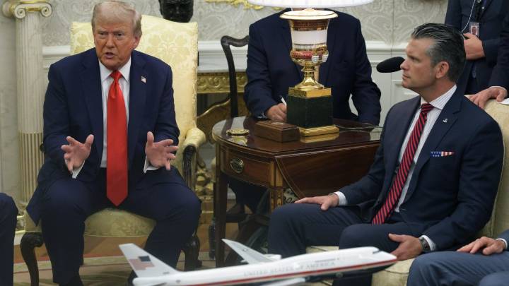 Trump says the U.S. military again targeted a boat allegedly carrying drugs from Venezuela